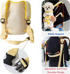 Cartoon Front Pet Carrier Backpack for Cats & Small Dogs