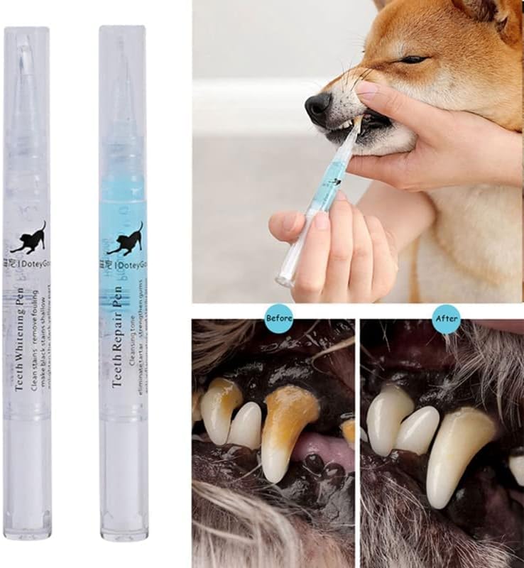 Pet Tooth Surface-Cleaning Pen – 1 or 2 Pack