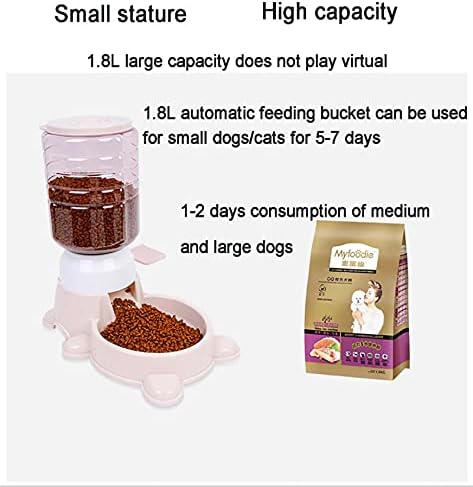 1.8 L Paw-Press Interactive Pet Feeder – Green or Pink
