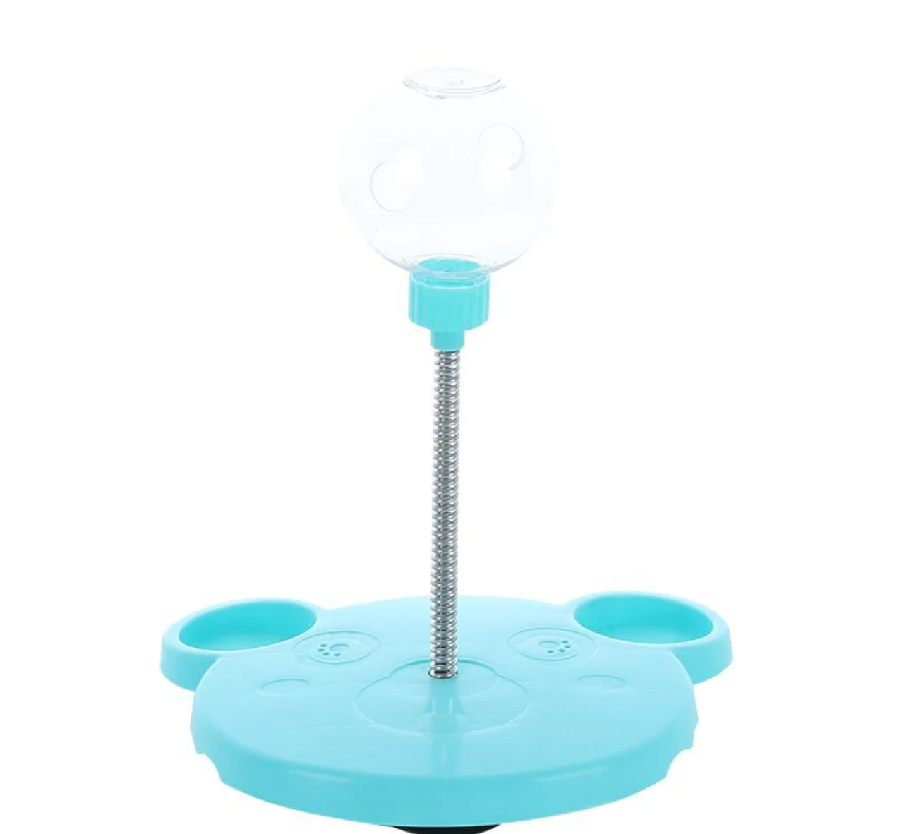 Spring Treat Dispenser Cat Toy with Catnip Balls – 2 Colors