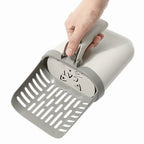 Cat Litter Scooper System with Optional Waste Bags