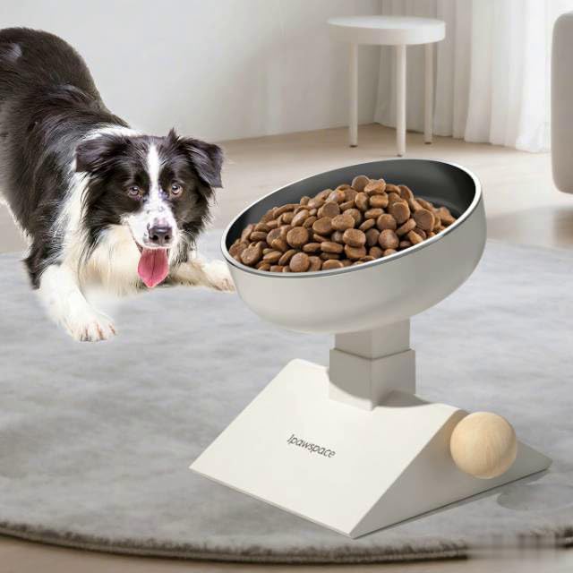 3-Level Adjustable Elevated Stainless Steel Pet Bowl