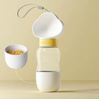 2-in-1 Travel Pet Water Bottle & Food Container – 12 + 7 oz