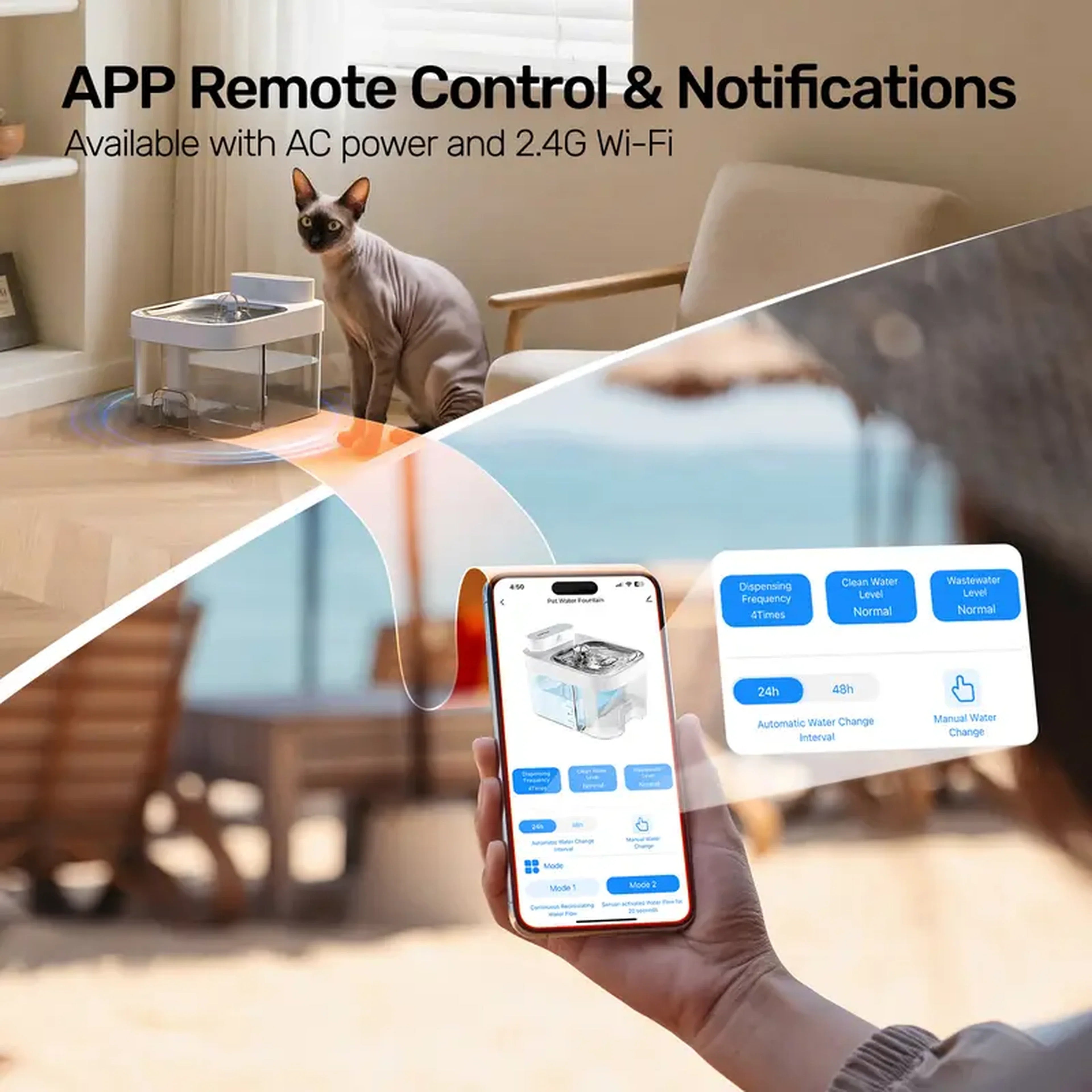 App remote control and notifications