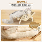 Adjustable Foldable Cat Hammock Chair with Sisal Option