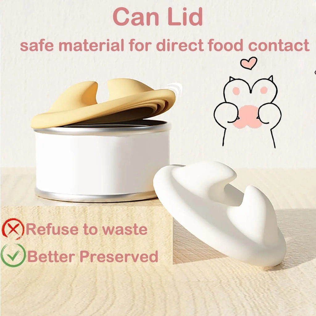 3-in-1 Pet Food Can Lid, Opener & Spoon
