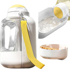 Large-Capacity Dog Travel Water Bottle with Drinking Bowl