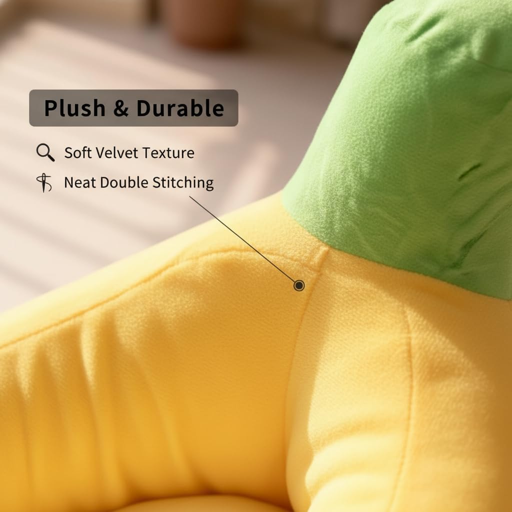 Banana-Shaped Washable Pet Bed for Cats & Dogs