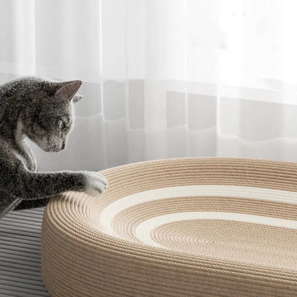 Large Oval Woven Cat Scratcher Bed – 21 Styles