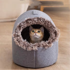 Warm Enclosed Pet House for Cats & Small Dogs – M or L