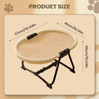 Foldable Elevated Round Pet Chair – Single or Multi-Color Set