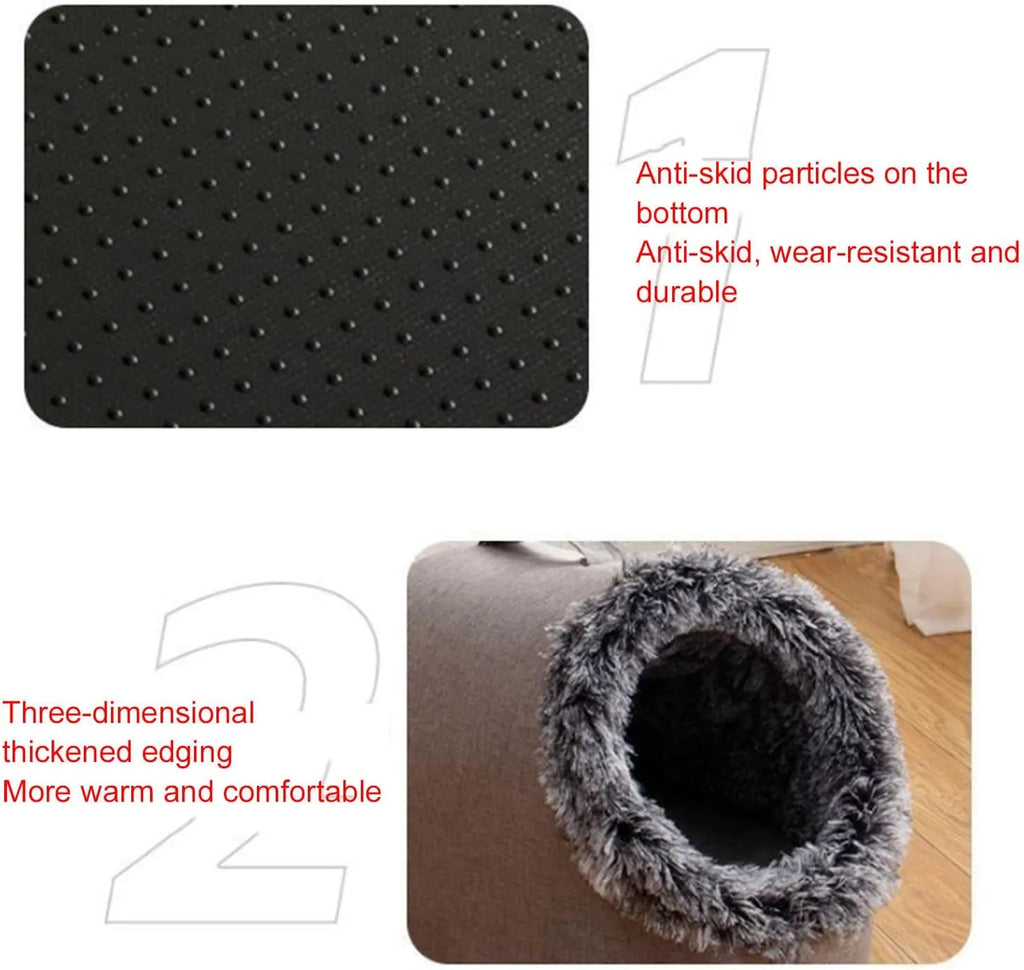 Plush Indoor Pet Cave House – 5 Styles, 2 Sizes