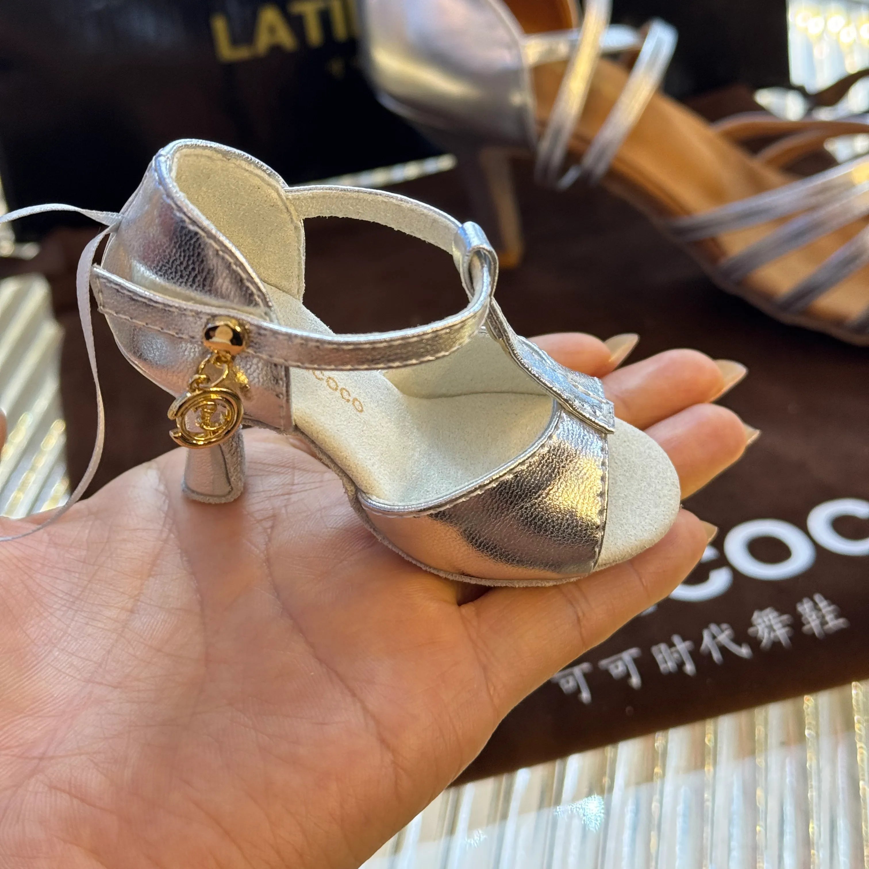 Handmade Miniature Latin Dance Shoe Charm – 5 Styles