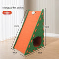 A-Frame Cat Scratcher House with Ramp – Multiple Styles