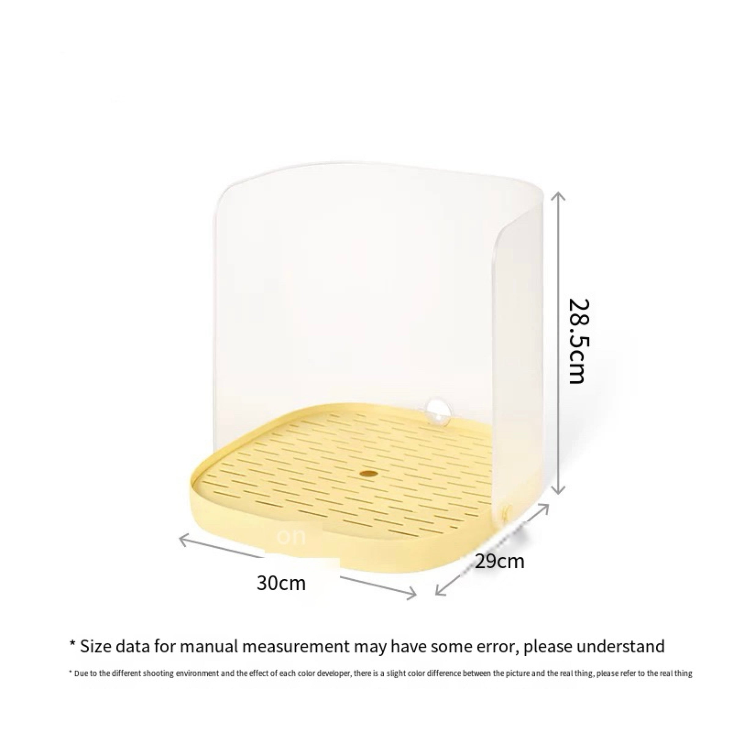 Splash-Guard Pet Feeding Station with Raised Bowl – 3 Colors