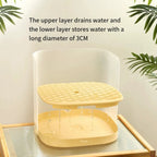 Splash-Guard Pet Feeding Station with Raised Bowl – 3 Colors