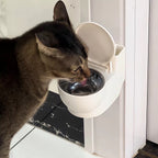 Novelty Toilet-Shaped Cat Water Bowl – 3 Colors