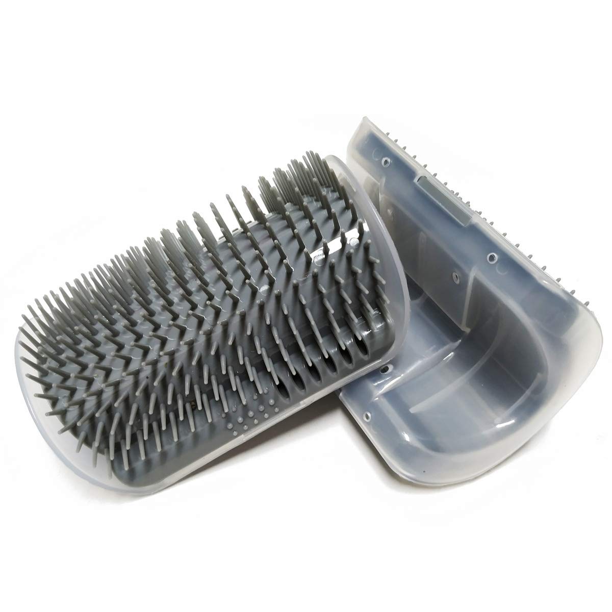 Wall-Corner Self-Grooming Brush for Cats – Single or 3-Color Set