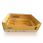 Disposable Cardboard Travel Cat Litter Box