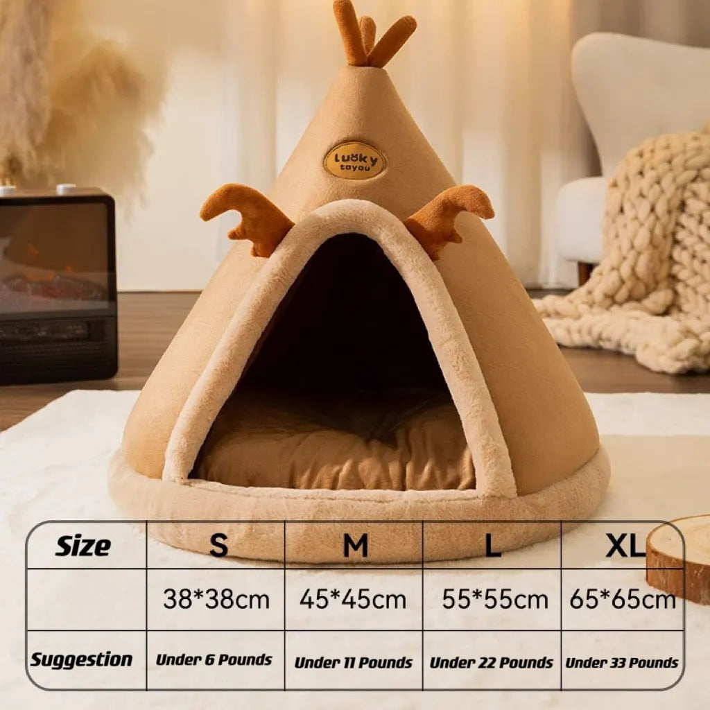 Indoor Cat Tent Nest Bed – 6 Styles & 4 Sizes