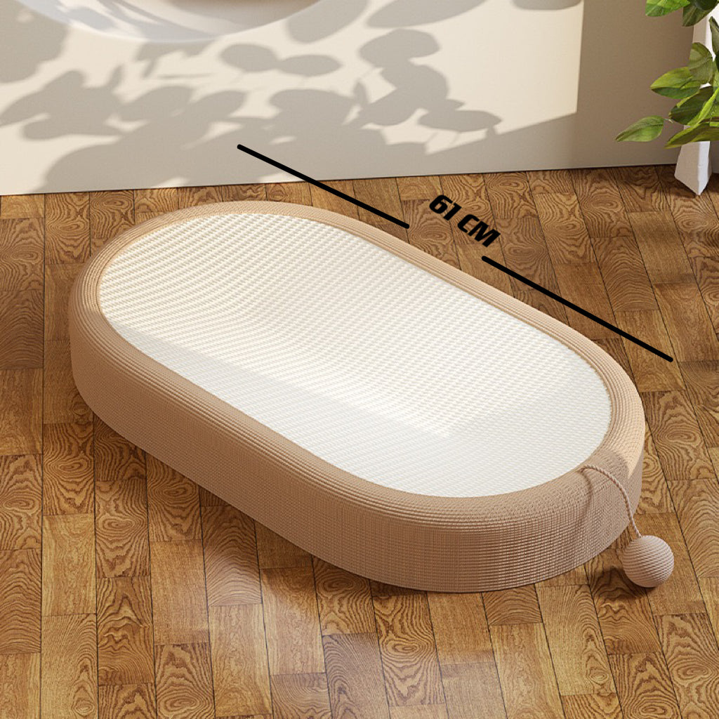 Large Oval Woven Cat Scratcher Bed – 21 Styles