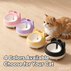 Cat-Ear Gravity Pet Water Dispenser with Weighted Base – 4 Colors
