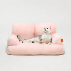 Bolstered Pet Sofa Bed with Accent Pillow – 11 Styles