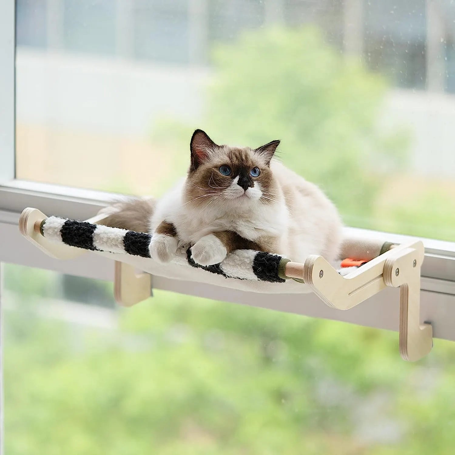Adjustable Window Sill Cat Perch with Soft Cover – 9 Styles