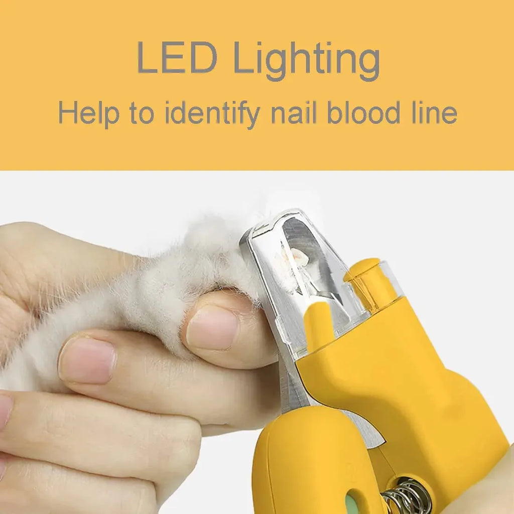LED Pet Nail Clipper for Cats & Small Pets – 6 Styles
