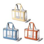 Roll-Up Mesh Pet Carrier Tote – 3 Colors