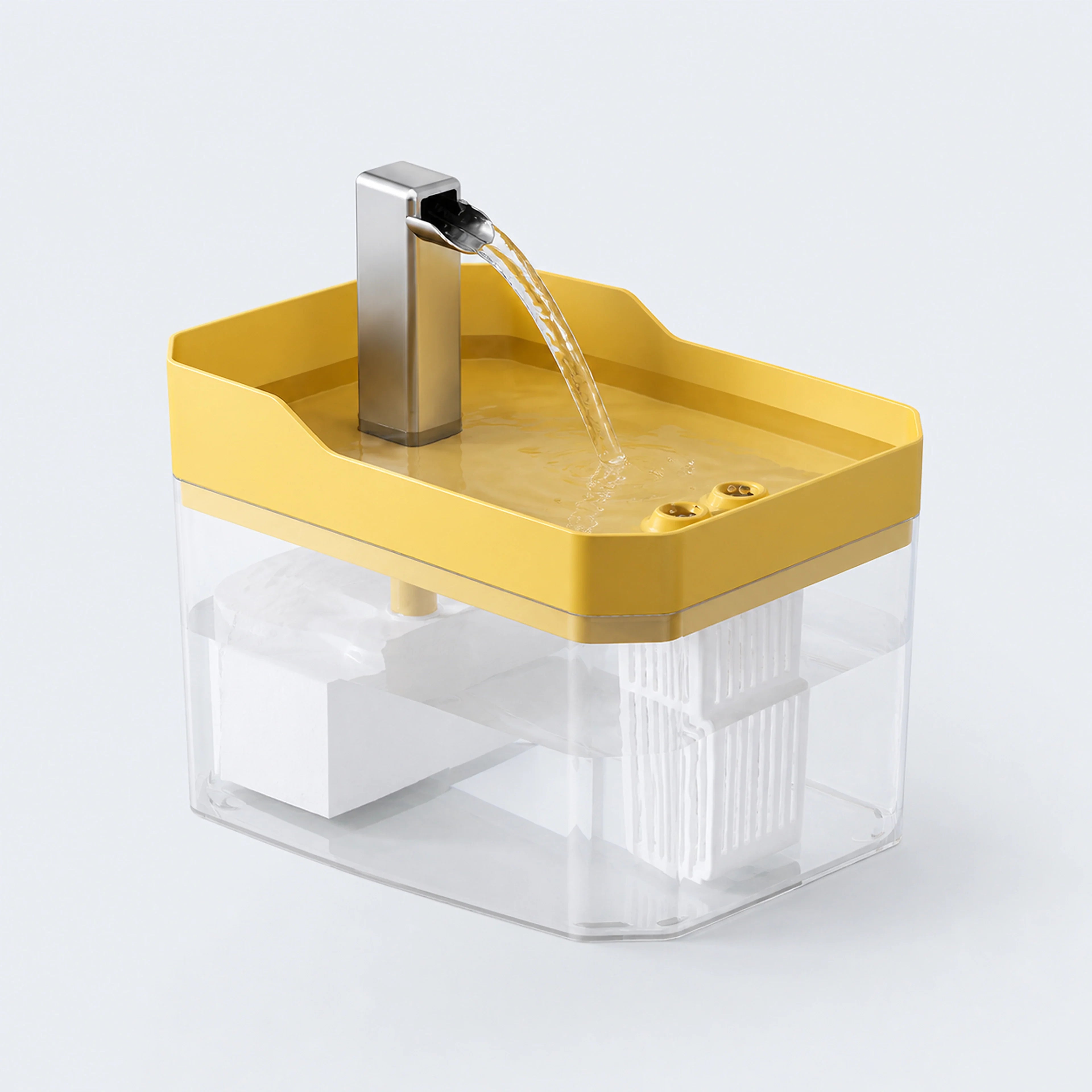 1.5 L Cat Water Fountain with Visible Reservoir – 3 Colors | ALDERKIN