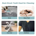 Pet Hair Removal Brush with Cleaning Wipes – 10 or 100 Pack