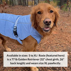 Adjustable Insulated Dog Coat – 3 Colors, 4 Sizes