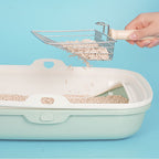 Large Wire Cat Litter Scoop with Wooden Handle – Color & Bag Options