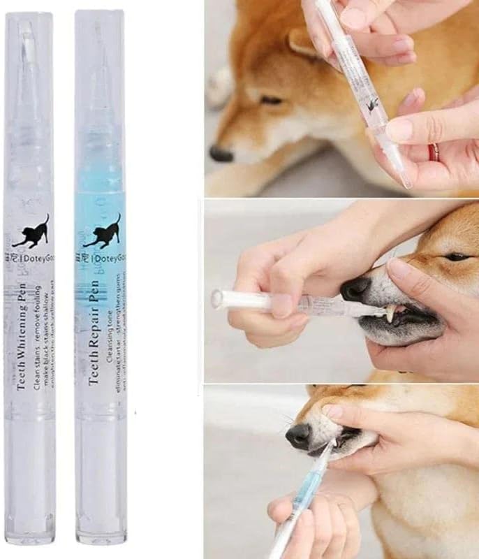 Pet Dental Cleaning Pen Kit for Cats & Dogs