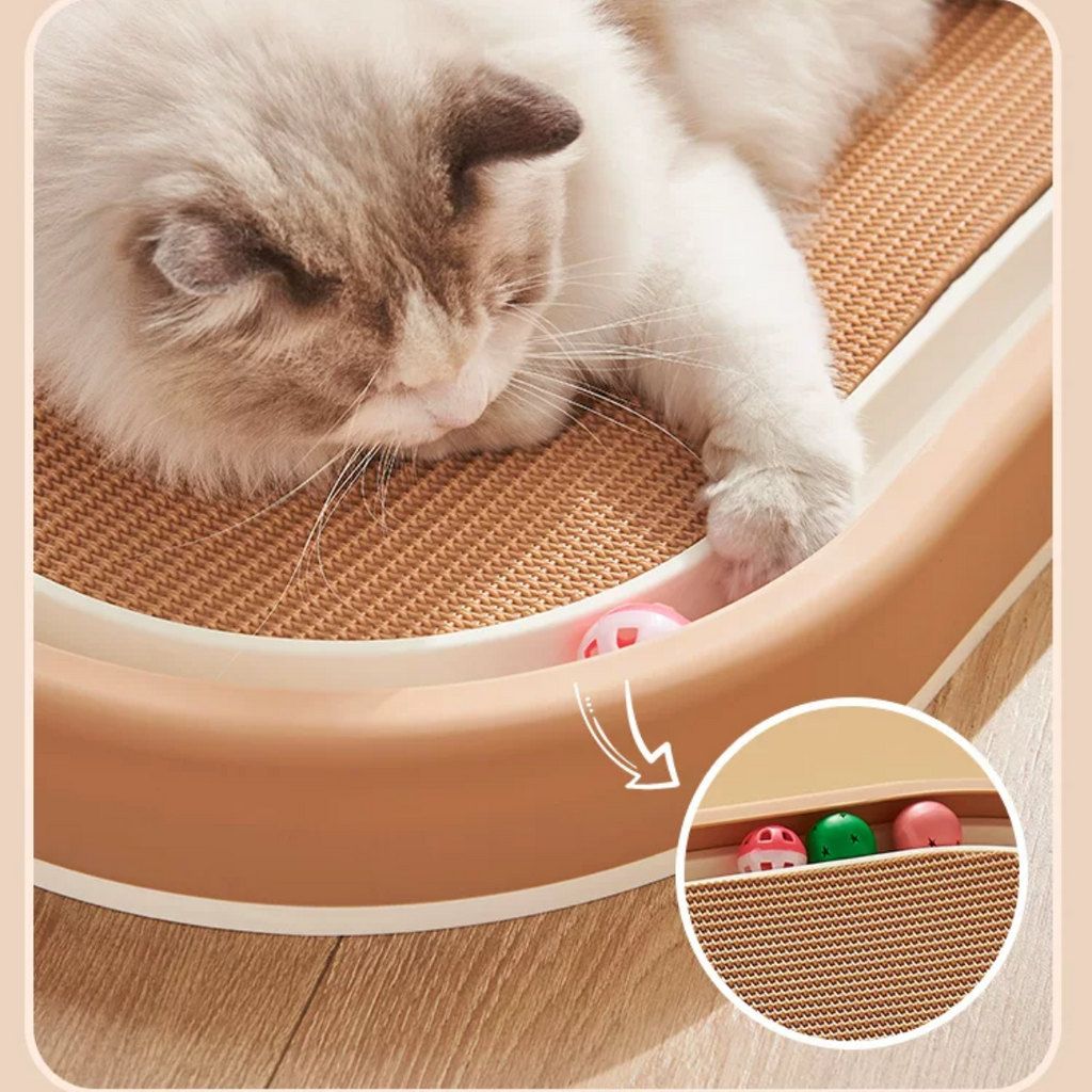 Round Cat Scratcher with Ball Track – 6 Styles