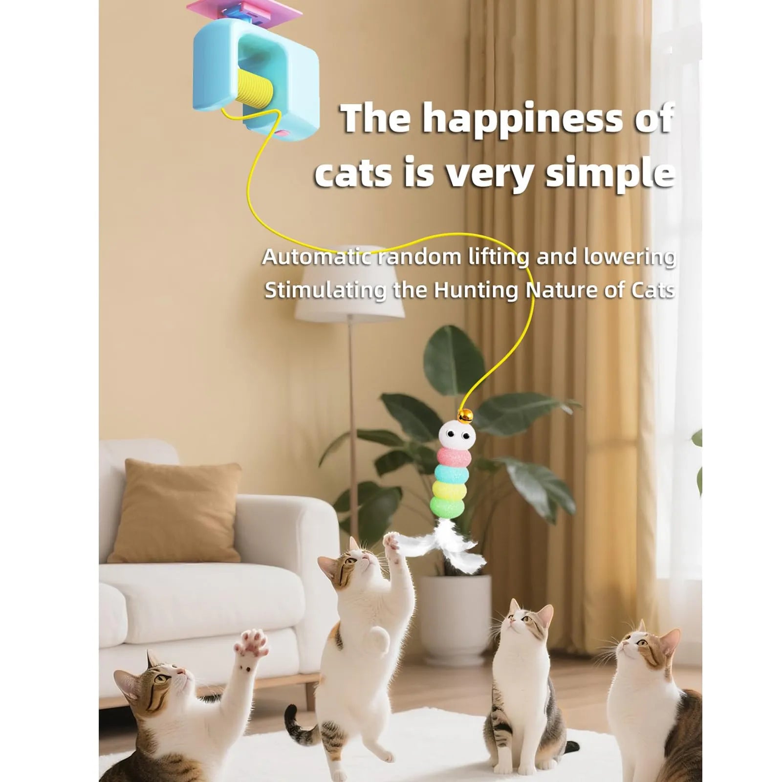 Automatic Electric Flying Bird Toy for Cats