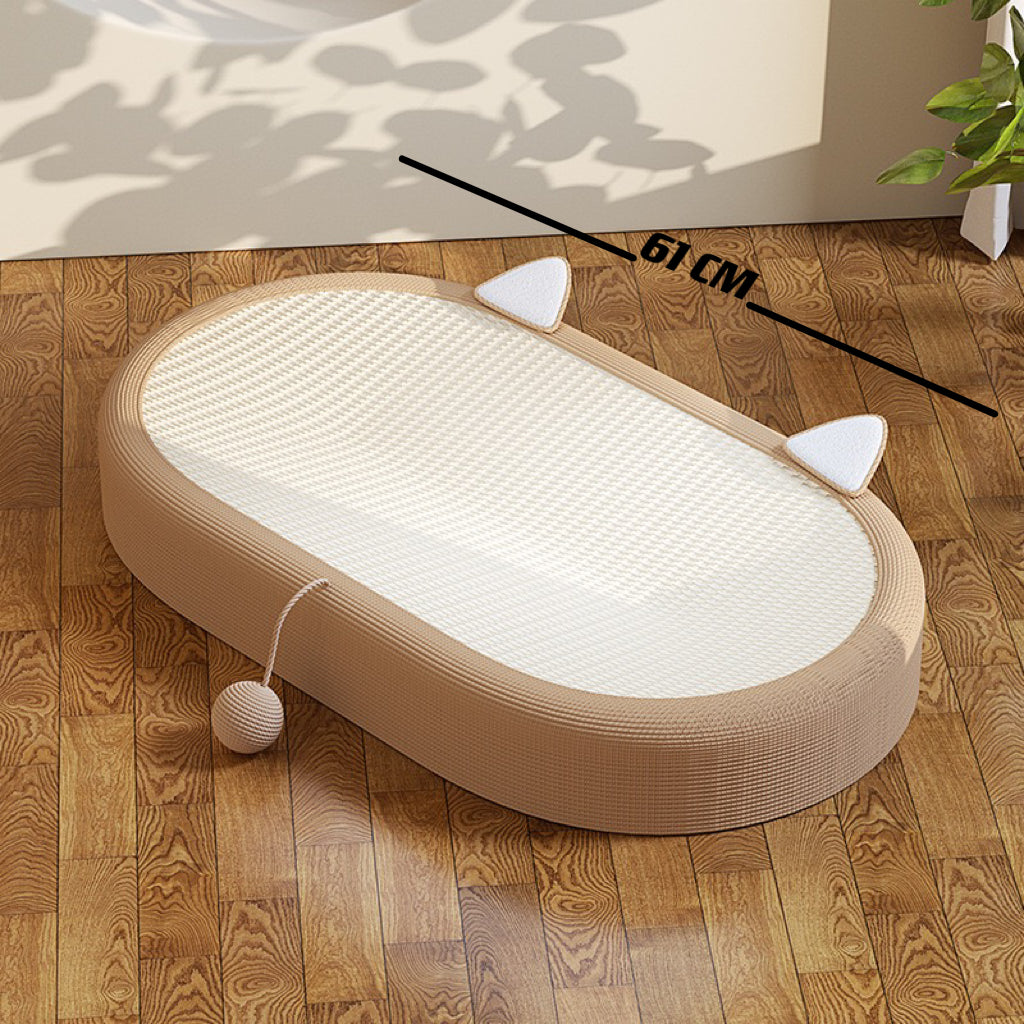 Large Oval Woven Cat Scratcher Bed – 21 Styles