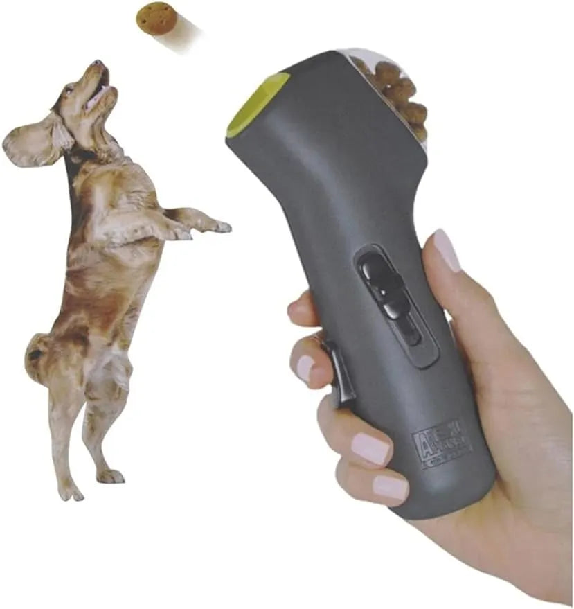 Spring-Loaded Pet Treat Launcher – 3 Options