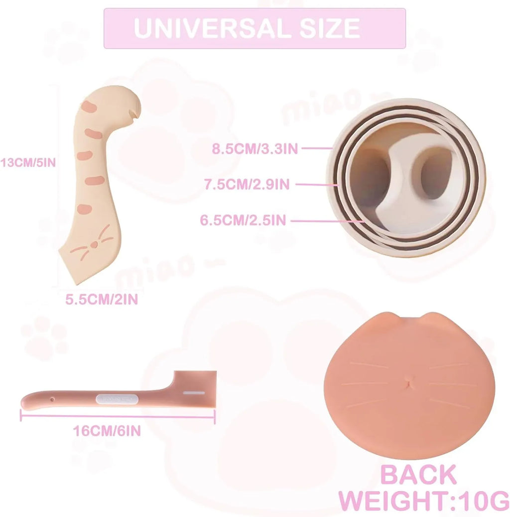 3-in-1 Pet Food Can Lid, Opener & Spoon