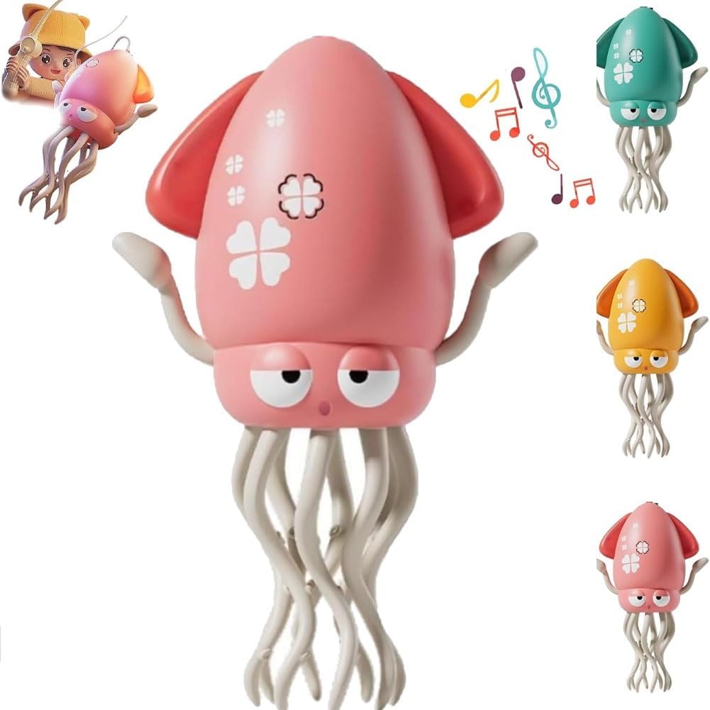 Dancing Electronic Squid Toy with Obstacle Avoidance – 3 Colors