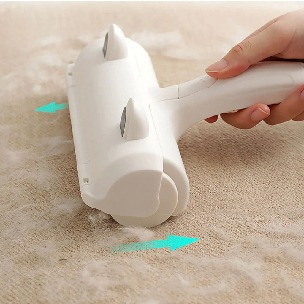 Dual-Roller Reusable Pet Hair Remover – 3 Colors