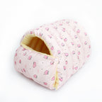 Corduroy Cat Cave Bed with Removable Cover – 3 Sizes