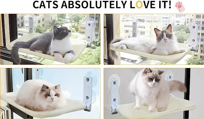 Breathable Suction Cup Cat Window Hammock