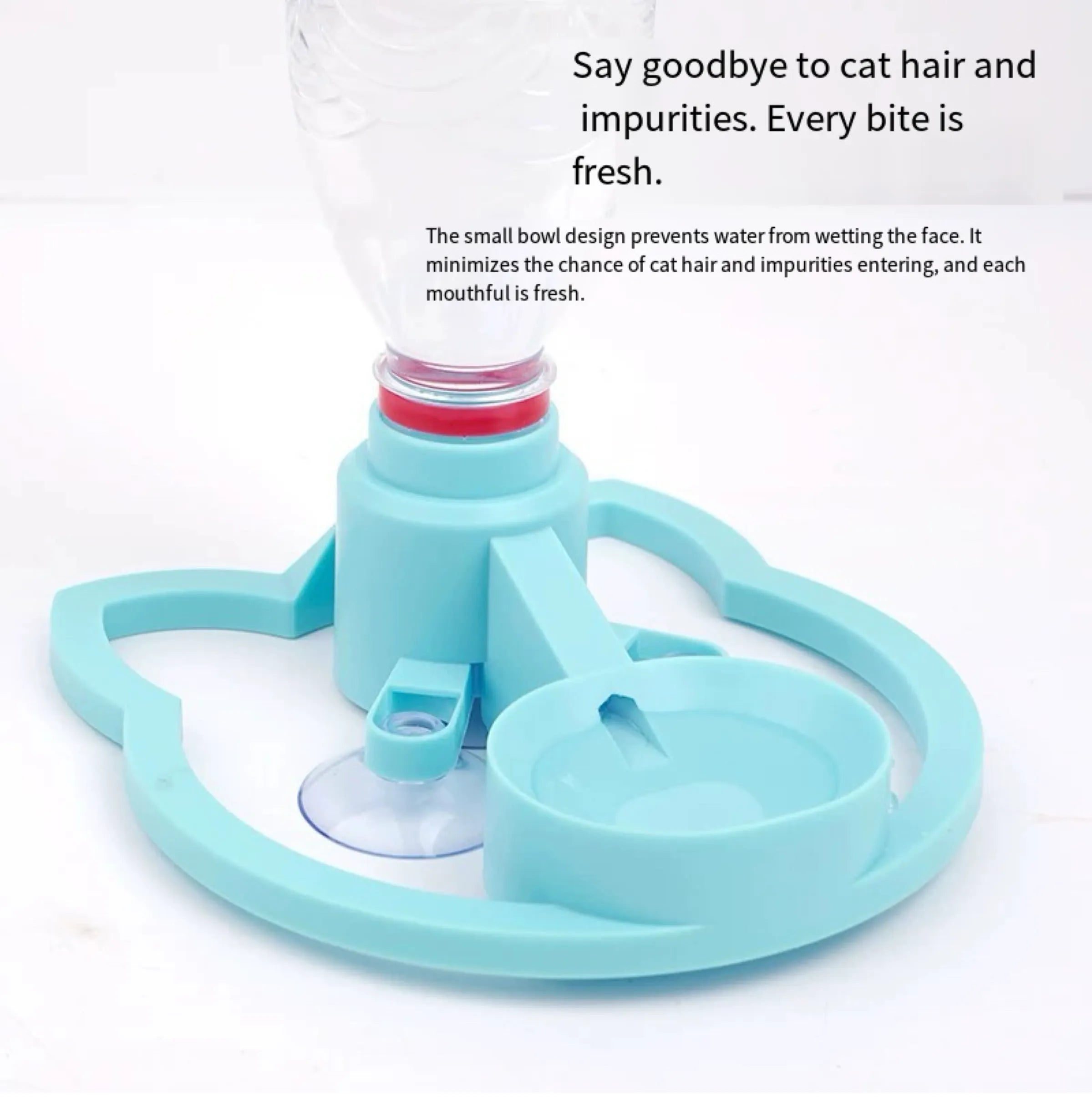 Portable Bottle-Fed Gravity Pet Water Dispenser – 2 Colors