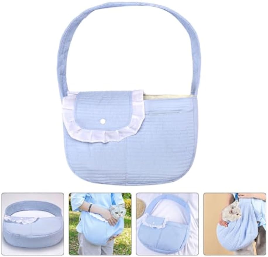 Quilted Pet Sling Carrier for Cats & Small Dogs – S to L