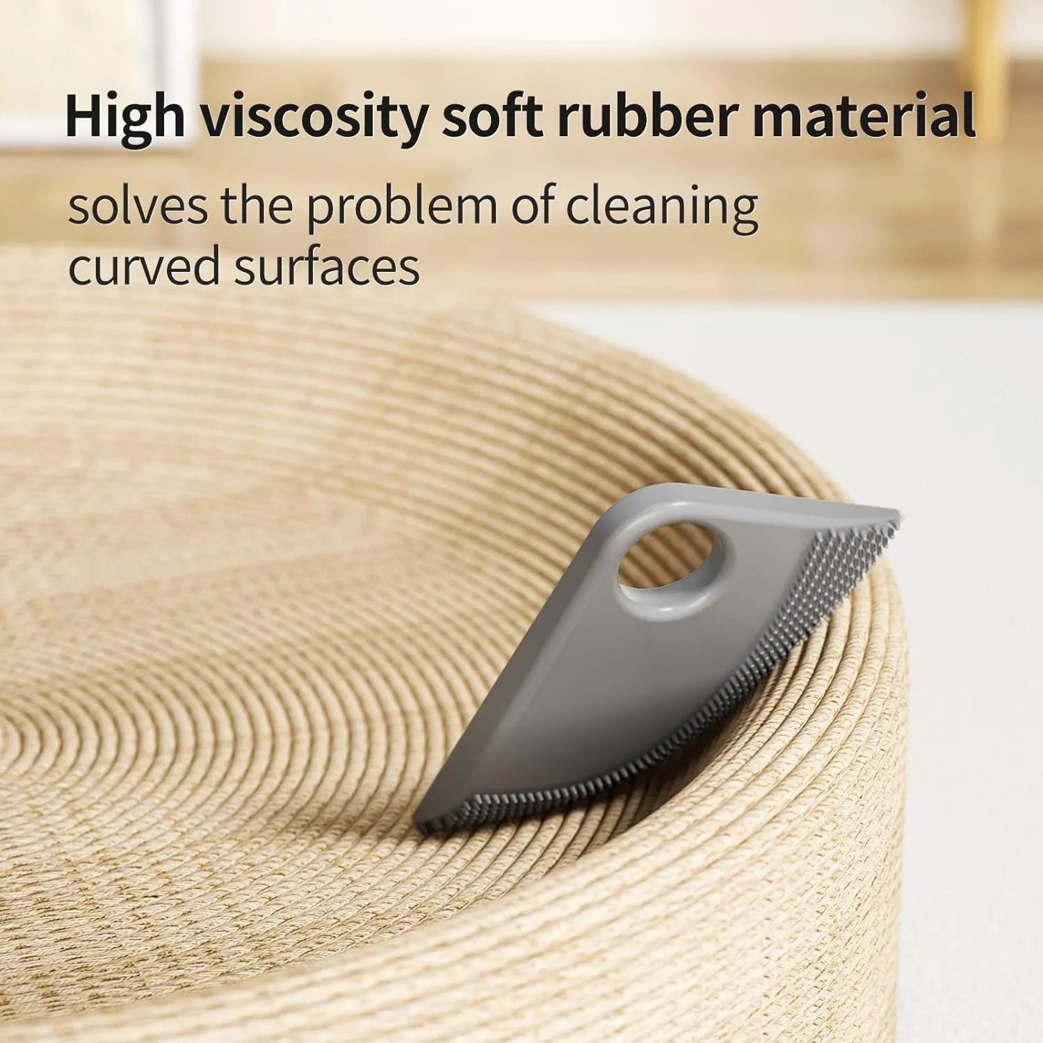 Washable Rubber Pet Hair Remover Scraper – Multiple Styles