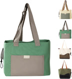 Soft-Sided Pet Carrier Tote with Head Opening