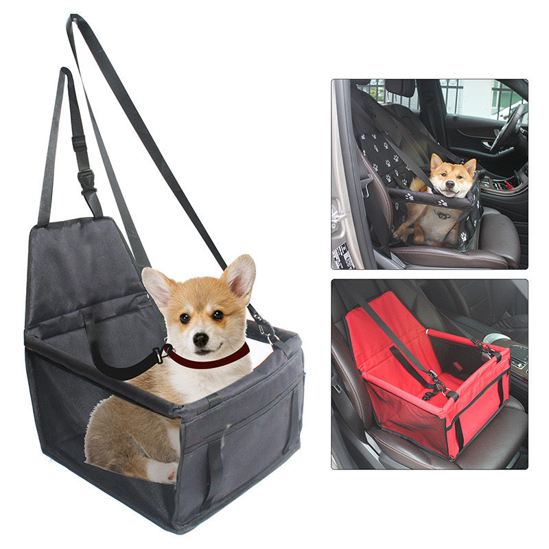 Portable Pet Car Booster Seat with Mesh Sides – 5 Styles
