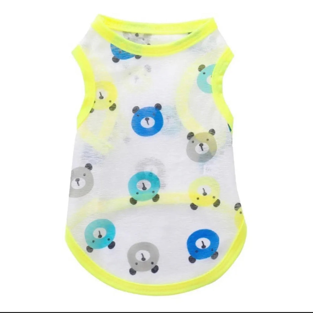 Lightweight Printed Cat Vest – XS to XL